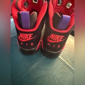 Nike Black and Red Air Sneakers with Iconic Branding
